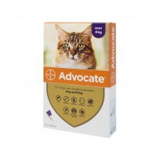 Advocate Bayer краплі для кішок від 4 кг до 8 кг (3 піпетки)
