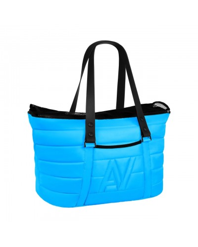 Сумка-переноска AiryVest голубая, 38х29х21см