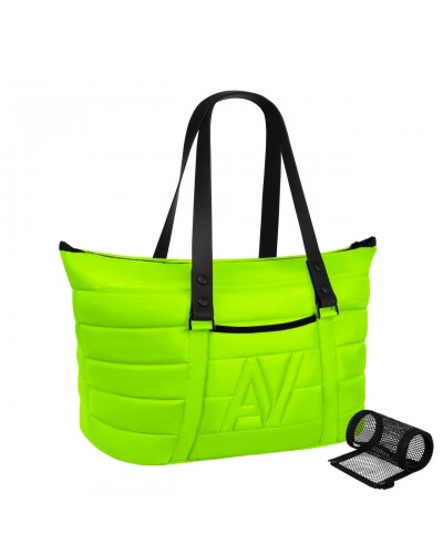 Сумка-переноска AiryVest салатовая, 38х29х21см