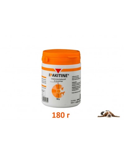 Ипакитине (Ipakitine)180 г (до 09.2026) - кормова добавка для лікування ХНН у собак і кішок