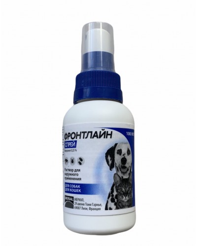 FRONTLINE spray ФронтЛайн спрей 100мл для собак и кошек