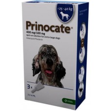 Prinocate  для собак 25-40 кг 3шт проти бліх,кліщів і глистів
