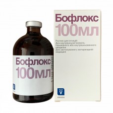 Бофлокс 100мл антибіотик для ВРХ Livisto (Invesa) Іспанія