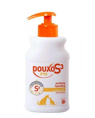 Шампунь Douxo S3 Pyo 200мл Дуксо ПІО для собак і котів Франція CEVA
