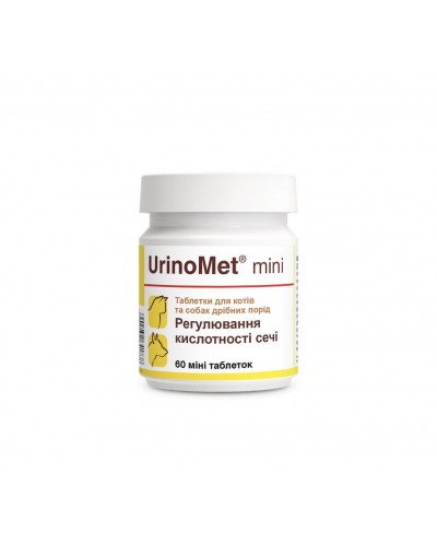 Dolfos UrinoMet mini УніноМет міні для собак і кішок 60 таб