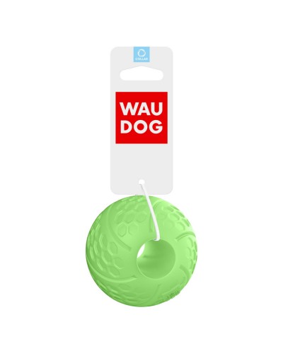 М'ячик світлонакопичувальний WAUDOG Fun з отвором для смаколиків, 7 см