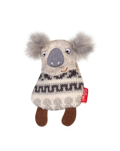 Іграшка для собак Коала з пищалкою GiGwi Plush, текстиль, 10 см