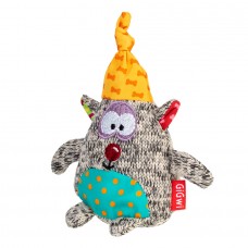 Іграшка для собак Ведмідь з пищалкою GiGwi Plush, текстиль, 10 см
