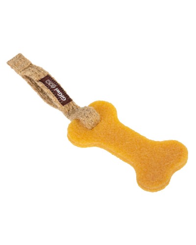 Іграшка для собак Гумова кістка мала GiGwi Gum Gum, екорезина, текстиль, 24 см