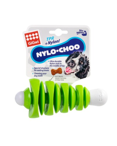 Іграшка для собак Кістка Стікбон GiGwi Nylo-choo, нейлон, гума, 15 см