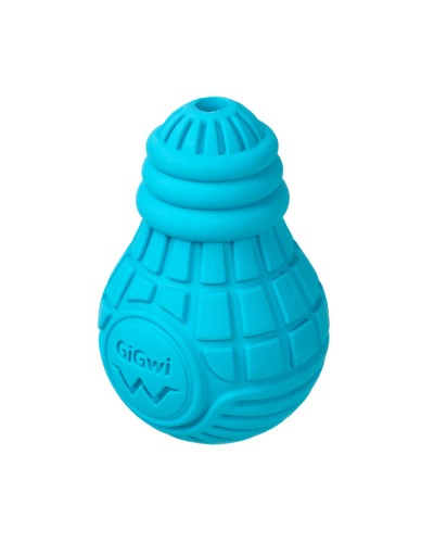 Іграшка для собак Лампочка резинова GiGwi Bulb Rubber, гума, S, блакитна