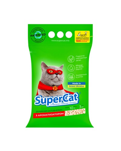 Наповнювач SuperCat з ароматизатором, 3кг