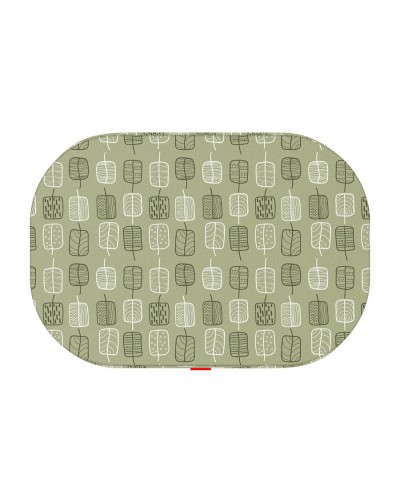 Лежанка для собак WAUDOG Relax, малюнок "Зелене листя", зі змінним чохлом , S, Ш 55 см, Дл 40см